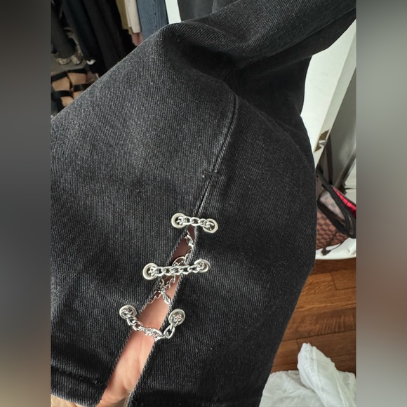 Black Distressed Jeans - Picture 4 of 4